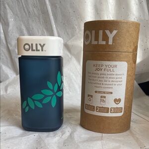 OLLY Joy Jar Gift, Refillable Glass Container, Limited Edition 2022
